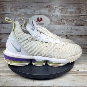 Nike Lebron 16 Buzz Lightyear Sneakers Mens Size 12 White Athletic Shoes